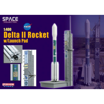 Rakieta DELTA II + Launch pad